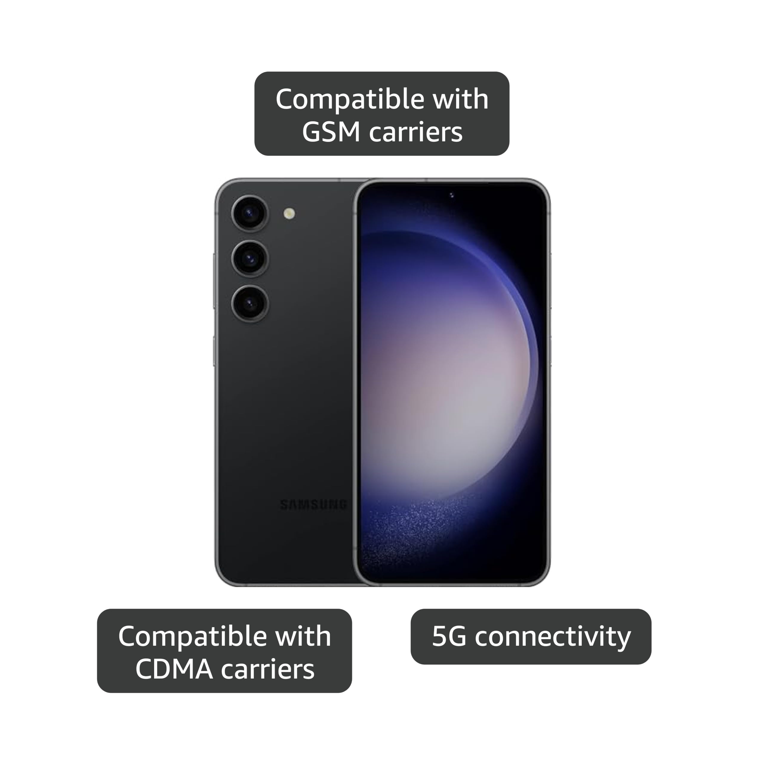 Amazon.com: Samsung Galaxy S23 5G, US Version, 128GB, Phantom